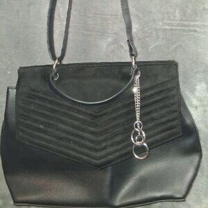 Boohoo oversized quilted over the shoulder bag